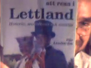 Jarek har fotograferat mig från sin dator i Polen under ett samtal på skype.